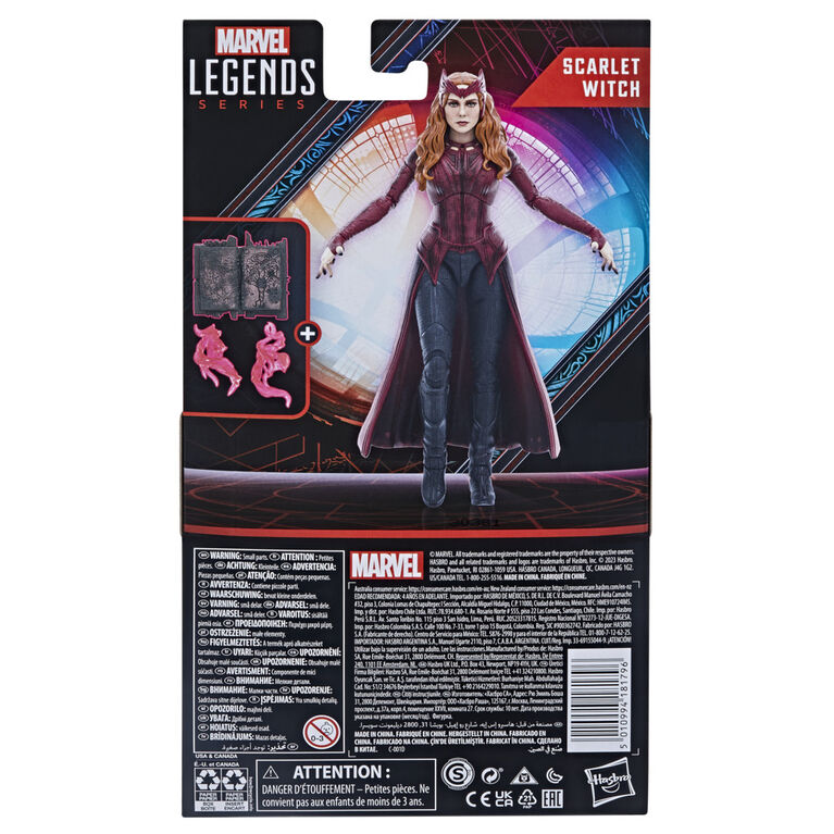 Marvel Legends Series Scarlet Witch, Doctor Strange in the Multiverse of Madness 6-Inch Action Figures - R Exclusive