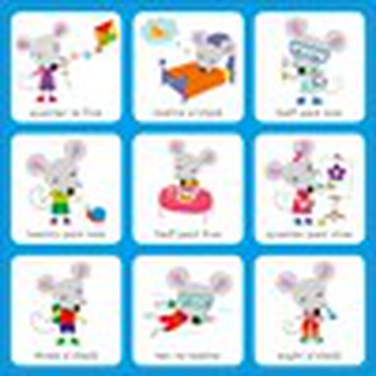 Telling the Time Matching Games and Book - Édition anglaise