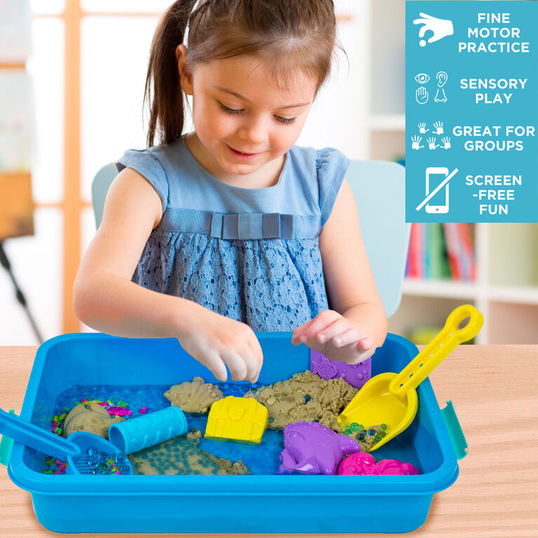 Sensory Bin -Sand Castle
