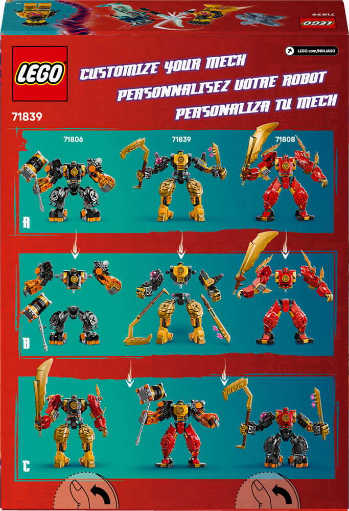 LEGO NINJAGO Arin's Spinjitzu Battle Mech Building Toy for Kids & Dragons Rising Fans, Ages 7+ - 71839