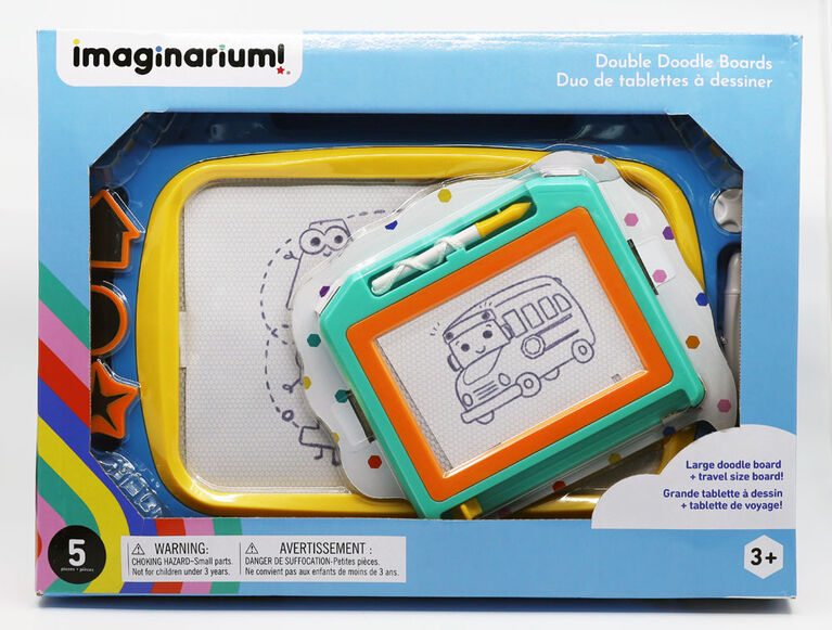 Imaginarium-Magnetic Doodle Board - Twin Pack