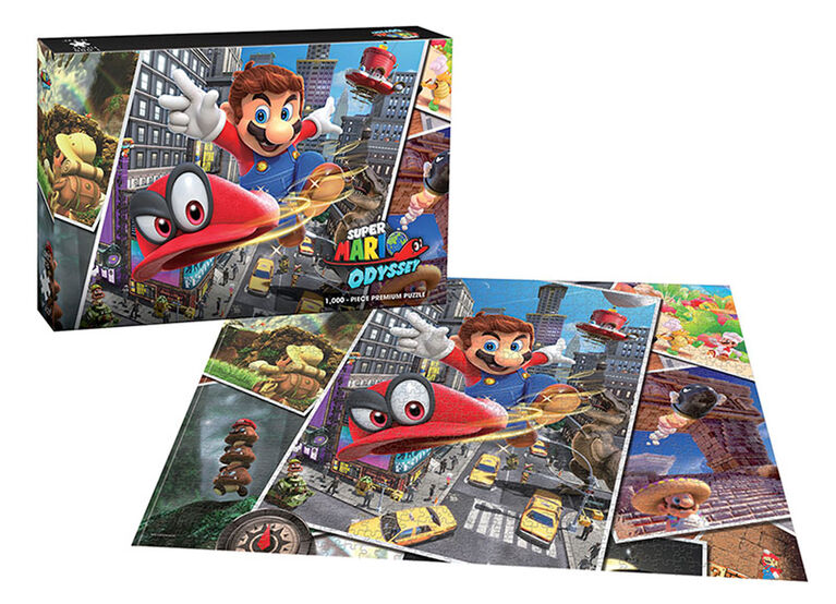 Super Mario Odyssey "Snapshots" 1000 Piece Puzzle - English Edition