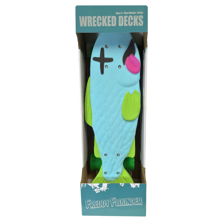 Wrecked Decks - Freddy Flounder Skateboard