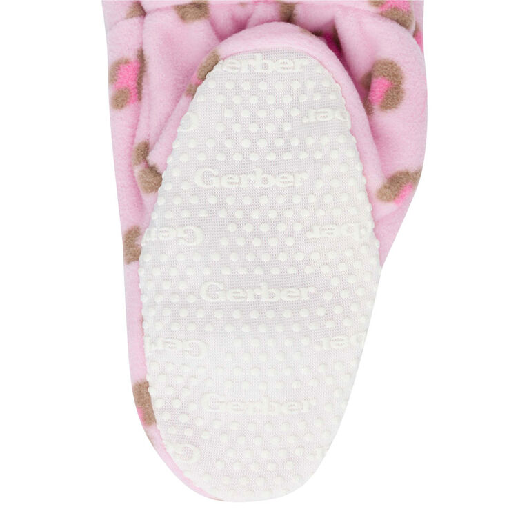 Gerber Childrenswear - 1-Pack Couverture Sleeper - Léopard - Rose