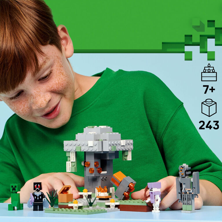 LEGO Minecraft The Pale Garden Building & Pretend Play Toy for Boys, Girls, & Kids, Ages 7+ - 21586