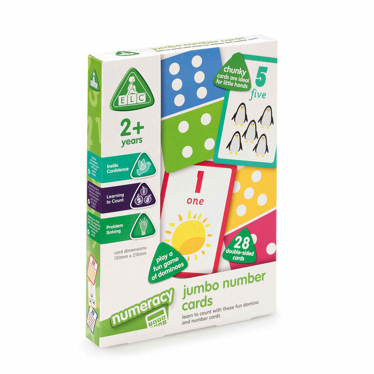 Early Learning Centre Jumbo Number Cards - English Edition - R Exclusive