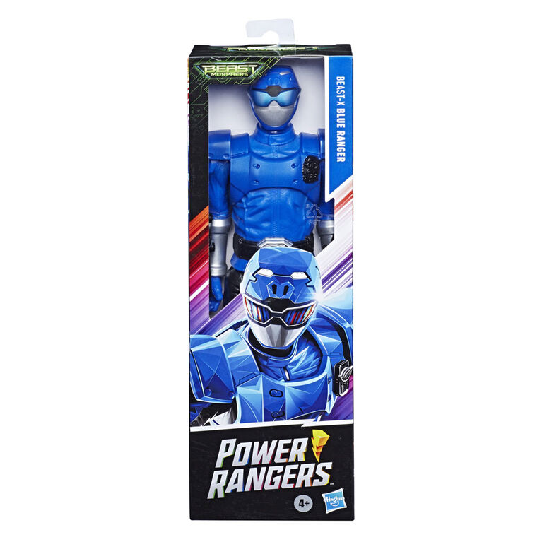 Power Rangers Beast Morphers - Figurine jouet de 30 cm Ranger bleu Beast-X