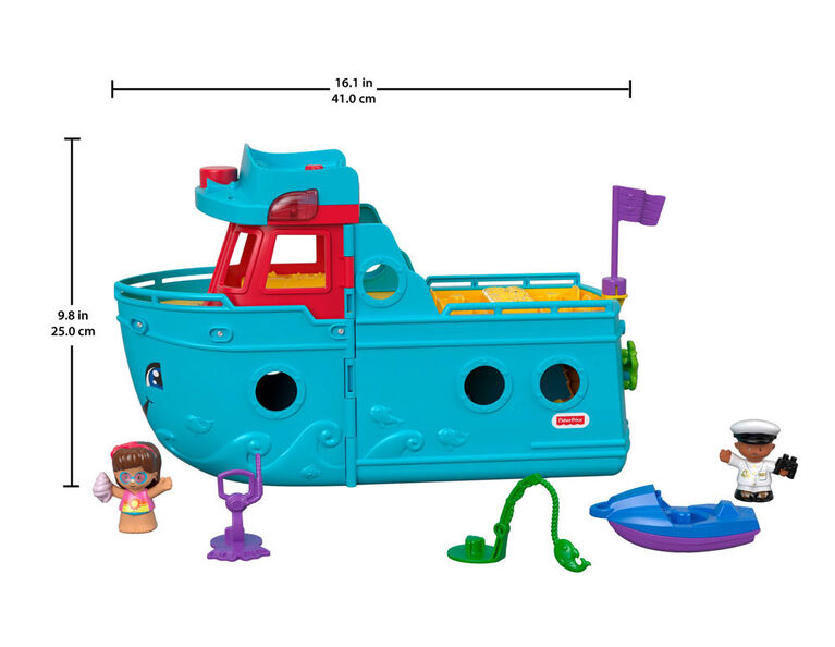 Fisher-Price - Little People - Coffret de jeu Bateau de l'amitié