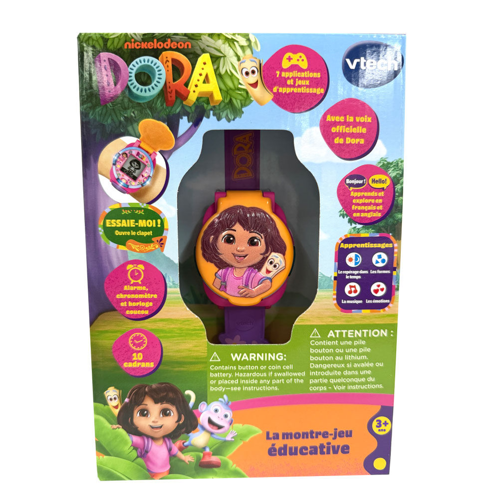 VTech Dora Time for Learning Adventure Watch - French Edition