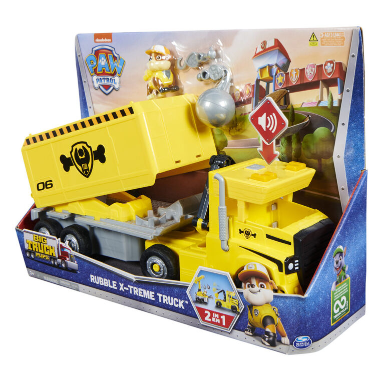 Paw Patrol Camion de chantier Ultimate Rescue Figurine Ruben Réalisé avec  Le Son et Lumière - Camion - Achat & prix