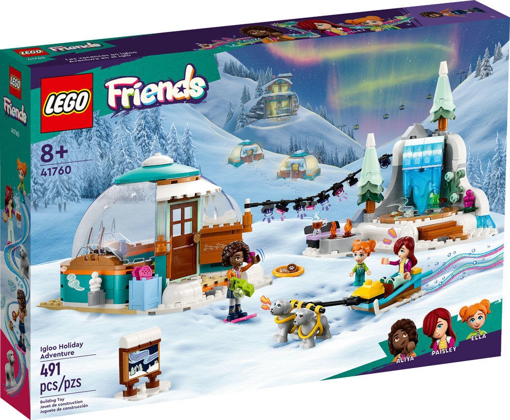 LEGO Friends Igloo Holiday Adventure 41760 Building Toy Set (491