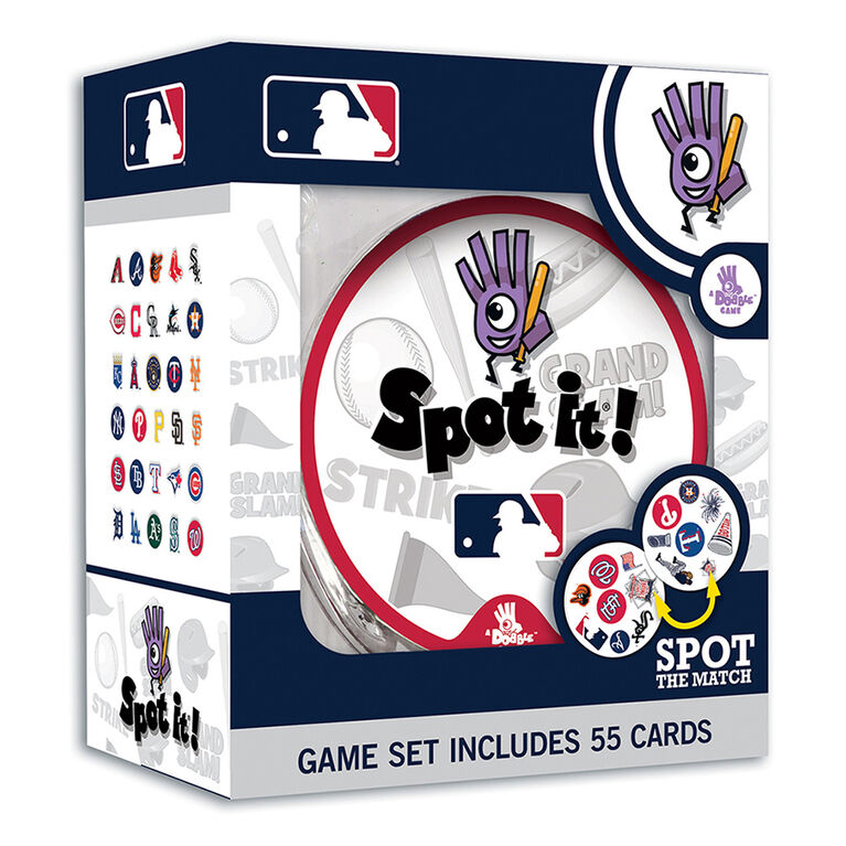 Masterpieces Puzzle Company MLB Spot it! All-League jeu de cartes - Édition anglaise