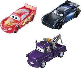 Disney Pixar Cars Color Changers Lightning McQueen, Mater & Jackson Storm 3-Pack