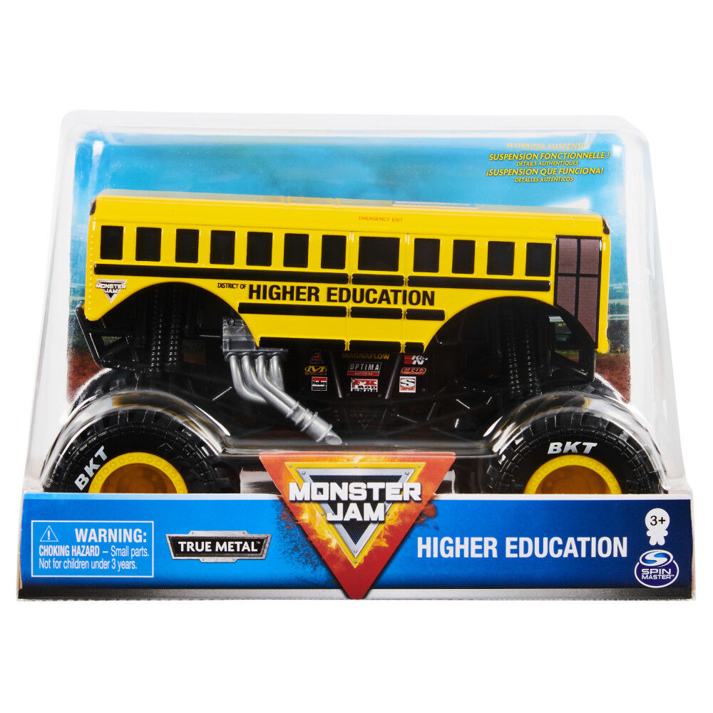 Monster Jam Official Higher Education Monster Truck Die Cast Vehicle 1 24 Scale Toys R Us Canada