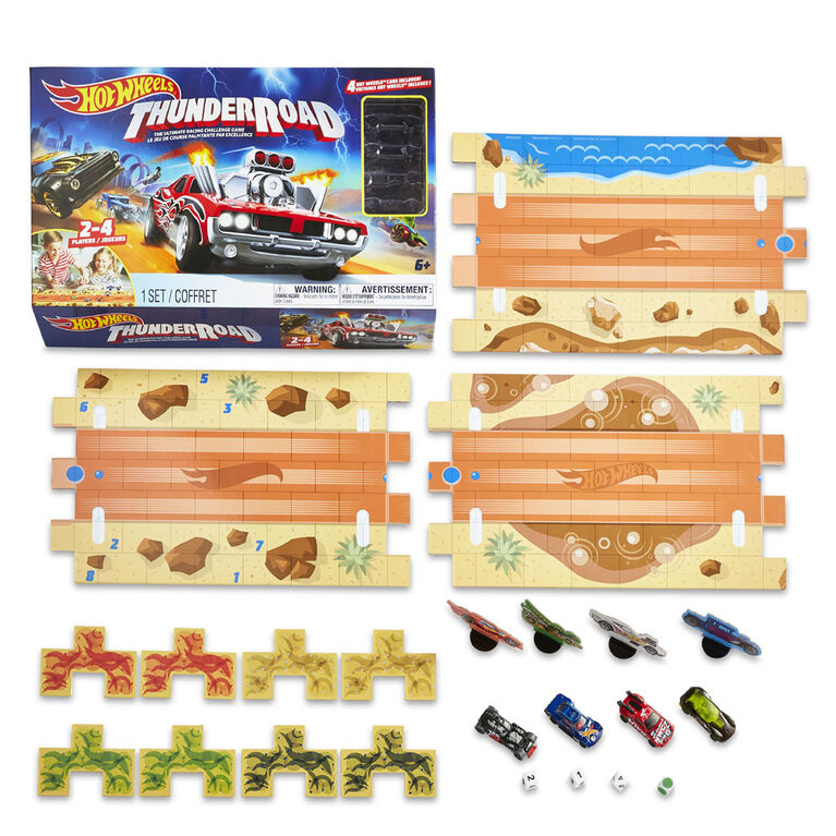 TCG Toys - Hot Wheels Thunder Road Game