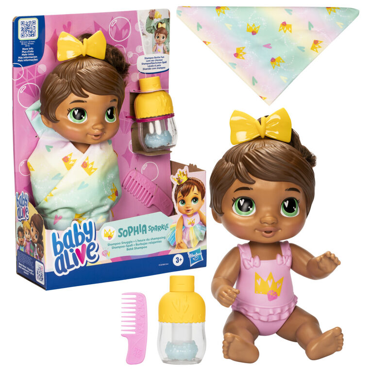 Baby Alive Shampoo Snuggle Sophia Sparkle Doll