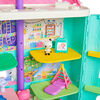 Gabby et la maison magique – Maison de poupées Purrfect Dollhouse avec 2 figurines, 8 meubles, 3 accessoires, 2 boîtes surprises et sons