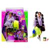 Barbie Extra Doll #7 in Top and Furry Shrug with Pet Pomeranian