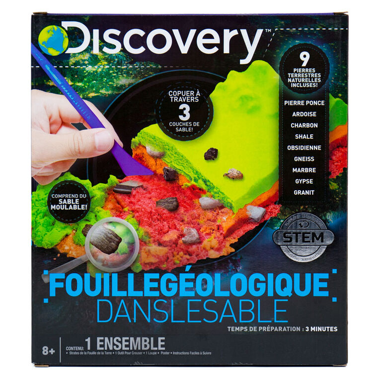 DISCOVERY Fouille Géologique dans le Sable