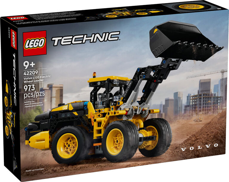 LEGO Technic Volvo L120 Electric Wheel Loader Construction Toy for Kids 9+ - 42209