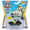  PAW Patrol, Véhicule Super-Tracker Super PAWs en métal True Metal à collectionner, Série Super-Chiots à l'échelle 1:55