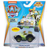 PAW Patrol, True Metal Mighty Tracker Super PAWs Collectible Die-Cast Vehicle, Mighty Series 1:55 Scale