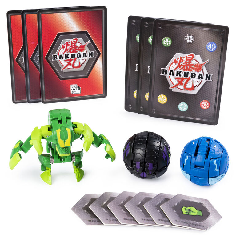 Bakugan Starter Pack 3-Pack, Maxotaur, Collectible Transforming Creatures