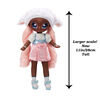 Poupée-mannequin Na Na Na Surprise Teens - Lila Lamb, poupée en tissu doux de 11 po (28 cm), inspirée d'une brebis, avec des cheveux roses