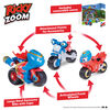 Ricky Zoom: Aventure Steel Awesome Emballage Groupé -- 3 po et 4po figurines de moto - les Roues mobiles, se tient débout, Jouet Moto - Notre exclusivité