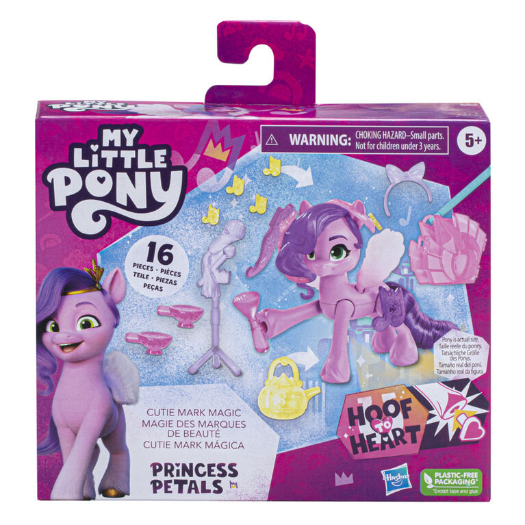 My Little Pony: Make Your Mark Toy Cutie Mark Magic Princess Pipp Petals - 3-Inch Hoof to Heart Pony