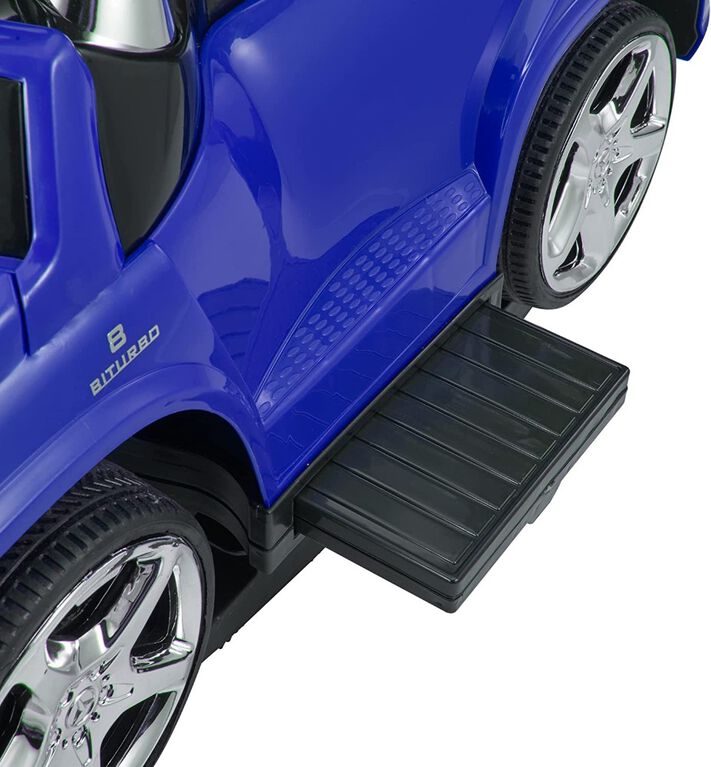 Voltz Toys Mercedes-Benz AMG GL63 4-in-1 Push Pedal Car, Blue