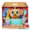 Rescue Tales Scrub 'n Groom Bathtub Playset with Golden Retriever Plush Pet Toy