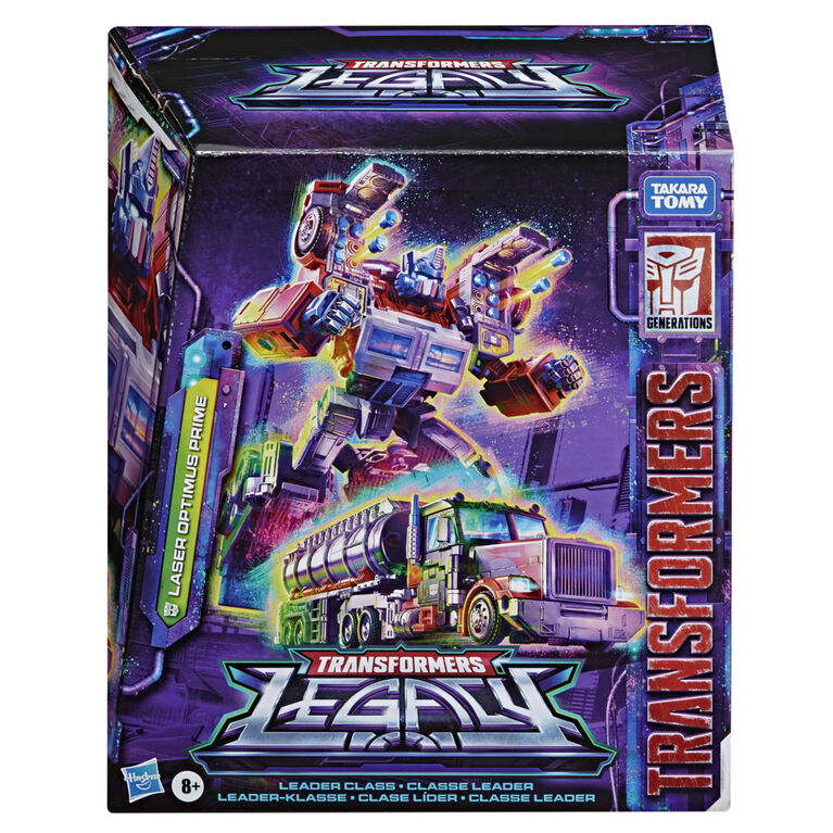Transformers Toys Generations Legacy Series Leader G2 Universe Laser Optimus Prime Action Figure