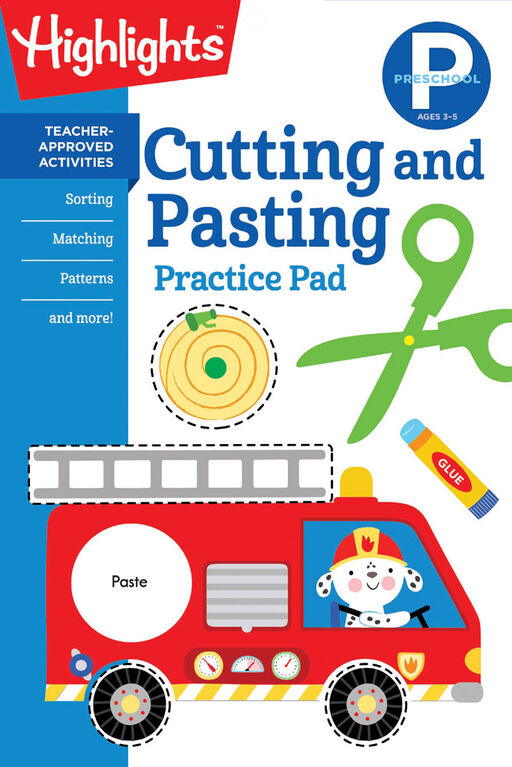 Preschool Cutting and Pasting - Édition anglaise