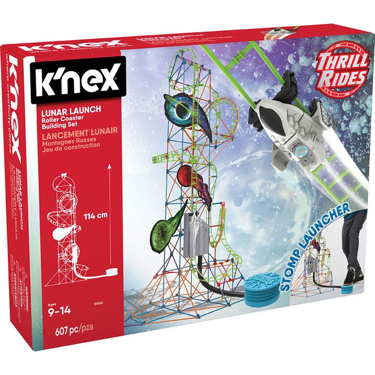 Lunar Launch Roller Coaster Building Set