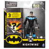 Batman 4-Inch Nightwing Action Figure with 3 Mystery Accessories, Mission 1