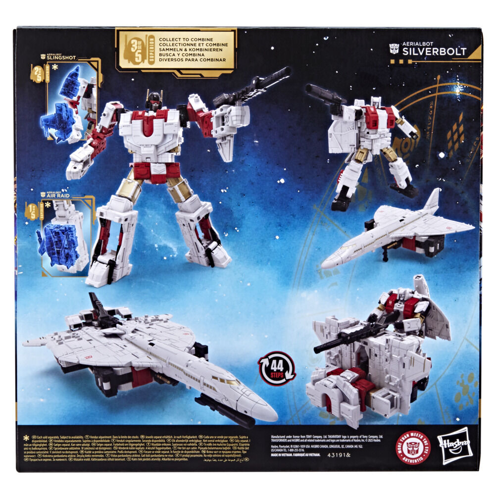 Transformers Age of the Primes, figurine Aerialbot Silverbolt classe Commandant