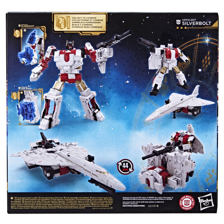 Transformers Age of the Primes Commander Class Aerialbot Silverbolt, 7-inch Converting Action Figure