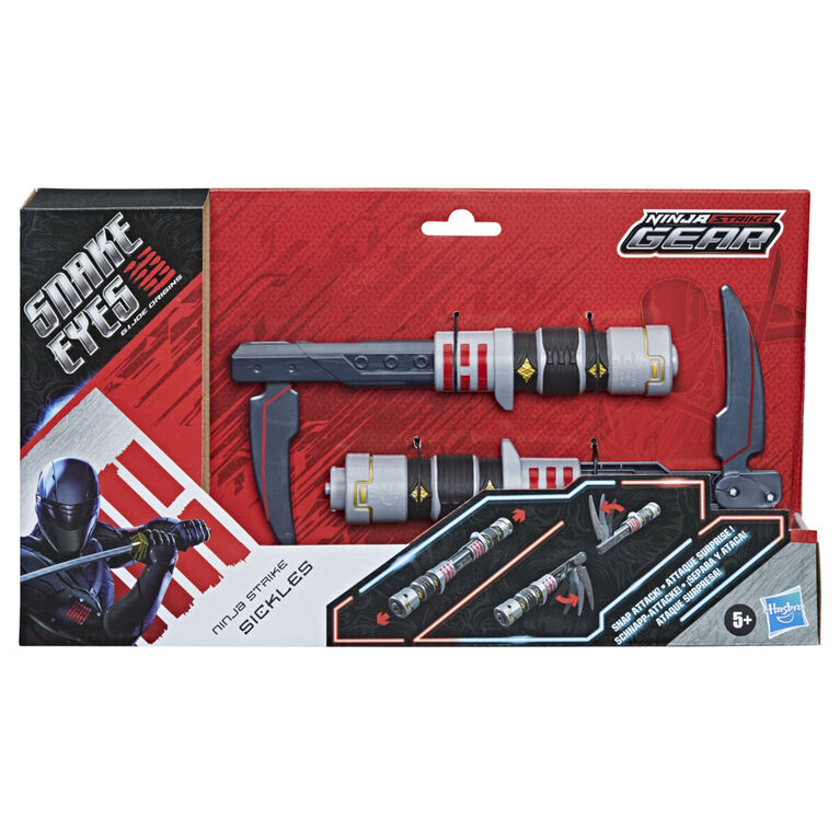 Snake Eyes: G.I. Joe Origins Ninja Strike Gear Ninja Strike Sickles with Snap Attack Action Feature