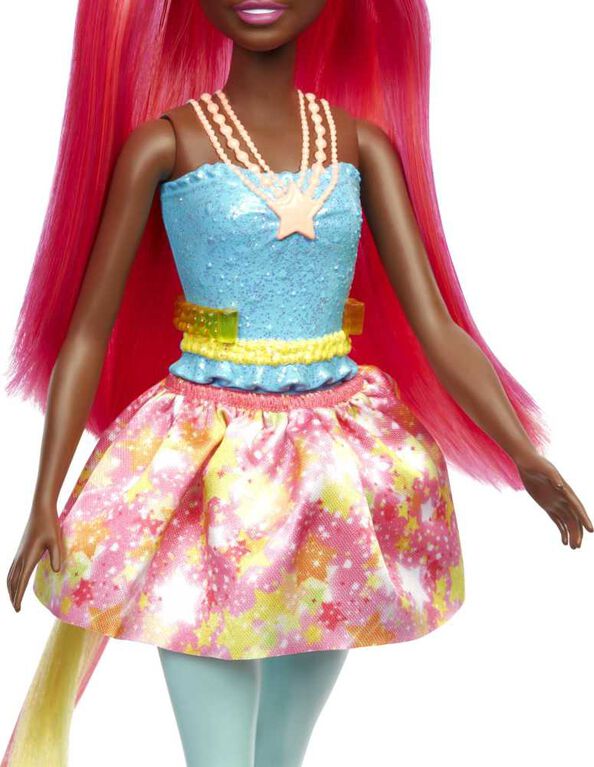 Barbie Dreamtopia Unicorn Doll in Rainbow Look, Toy for 3 Year Olds and Up