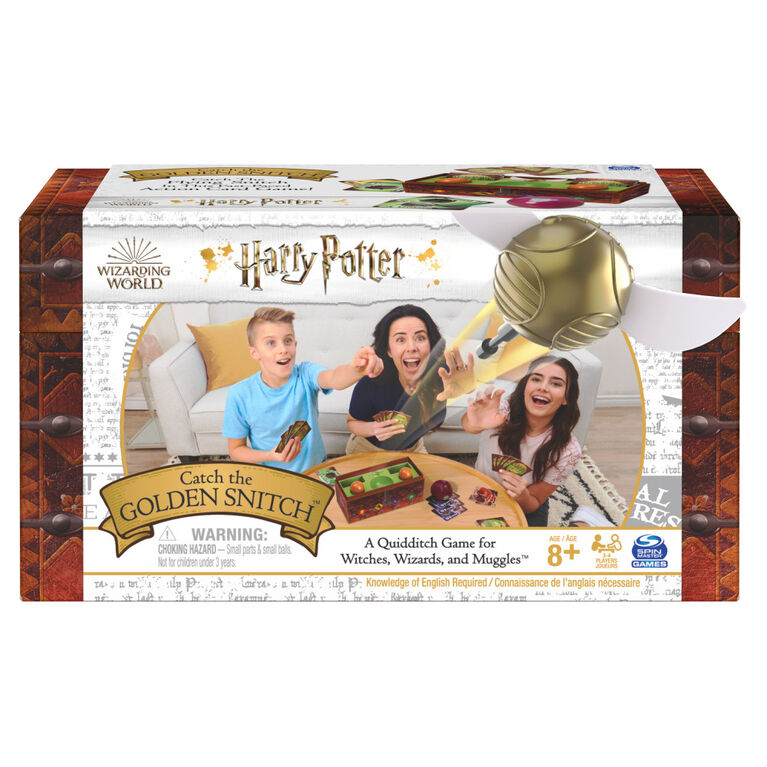Harry Potter Catch The Golden Snitch, A Quidditch Board Game for Witches, Wizards and Muggles