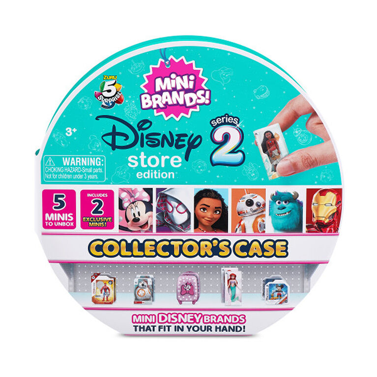 Zuru 5 Surprise Mini Brands Disney Store Series 2 Collector's Case (Styles May Vary)
