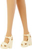 Barbie Fashionistas Doll #182, Headband, Orange Floral Print Dress with Ruffle Details and Heels