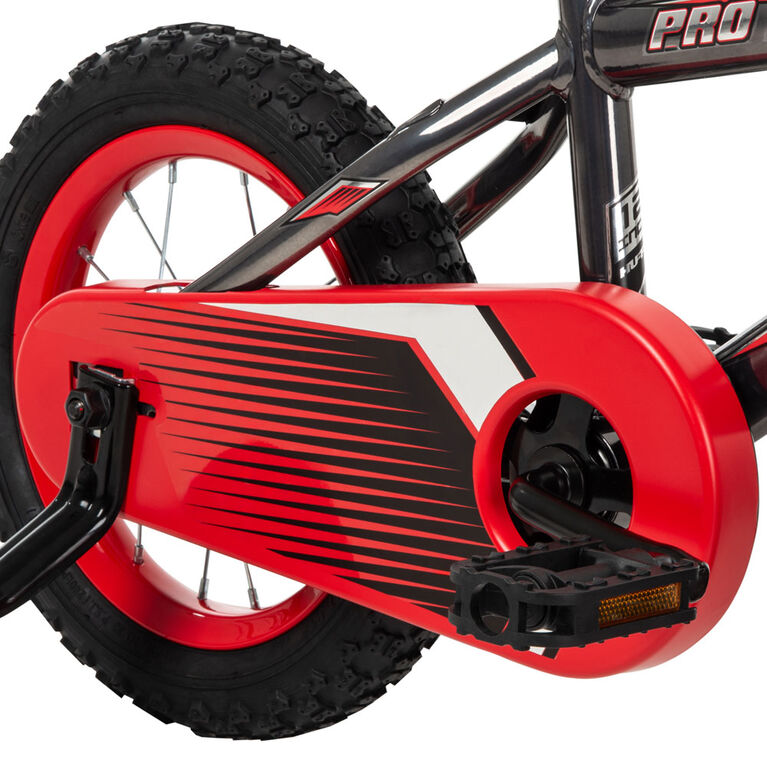 Vélo Pro Thunder de Huffy, 12 pouces, gris et rouge - Notre exclusivité