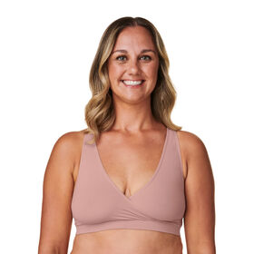 Basics by Bravado Sleep Maternity and Nursing Bra, Mink