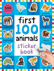 First 100 Stickers: Animals - Édition anglaise