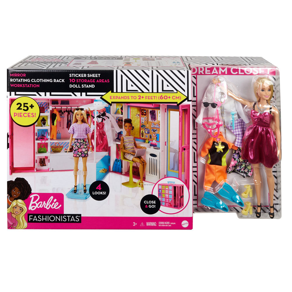 barbie doll closet storage