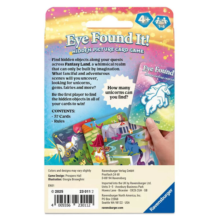 Eye Found It Fantasy Card Game - English Edition Eye Found It Fantasy Card Game - English Edition