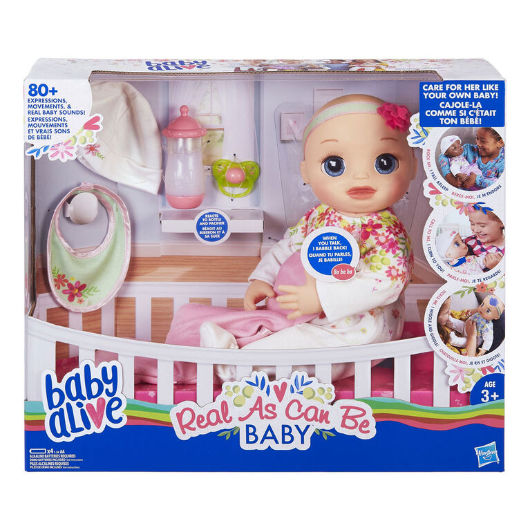 Baby Alive Real As Can Be Baby