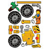 Le Film LEGO 2  Autocollants muraux&nbsp;: V&eacute;hicule Emmet